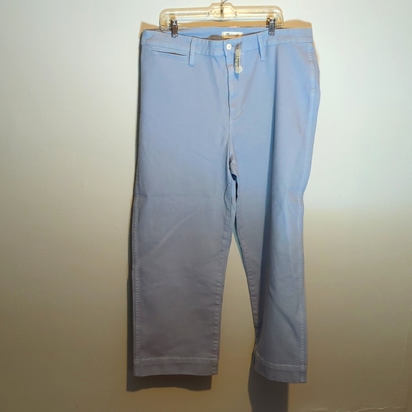 Madewell Pants - Madewell slim emmett wide leg crop sizeT34W